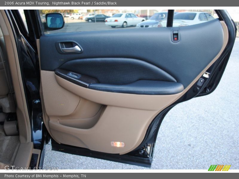 Nighthawk Black Pearl / Saddle/Black 2006 Acura MDX Touring