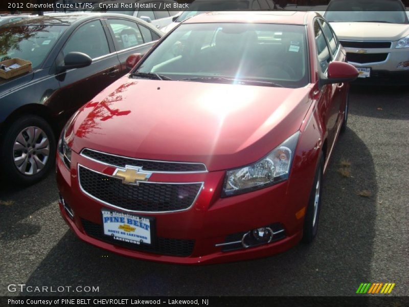 Crystal Red Metallic / Jet Black 2012 Chevrolet Cruze LT/RS