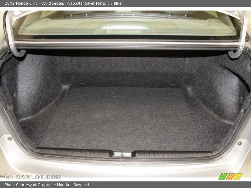 Alabaster Silver Metallic / Blue 2009 Honda Civic Hybrid Sedan