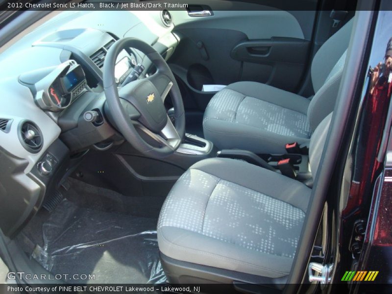  2012 Sonic LS Hatch Jet Black/Dark Titanium Interior