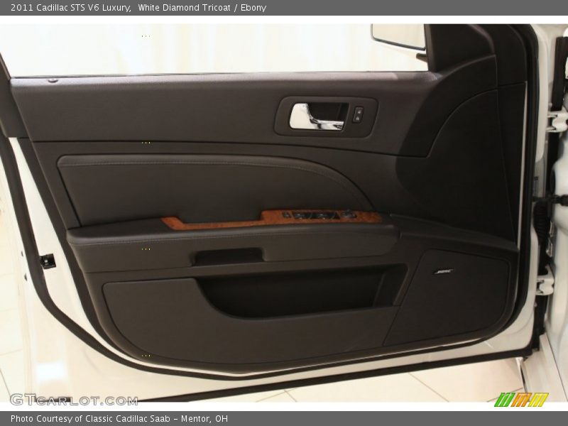 White Diamond Tricoat / Ebony 2011 Cadillac STS V6 Luxury