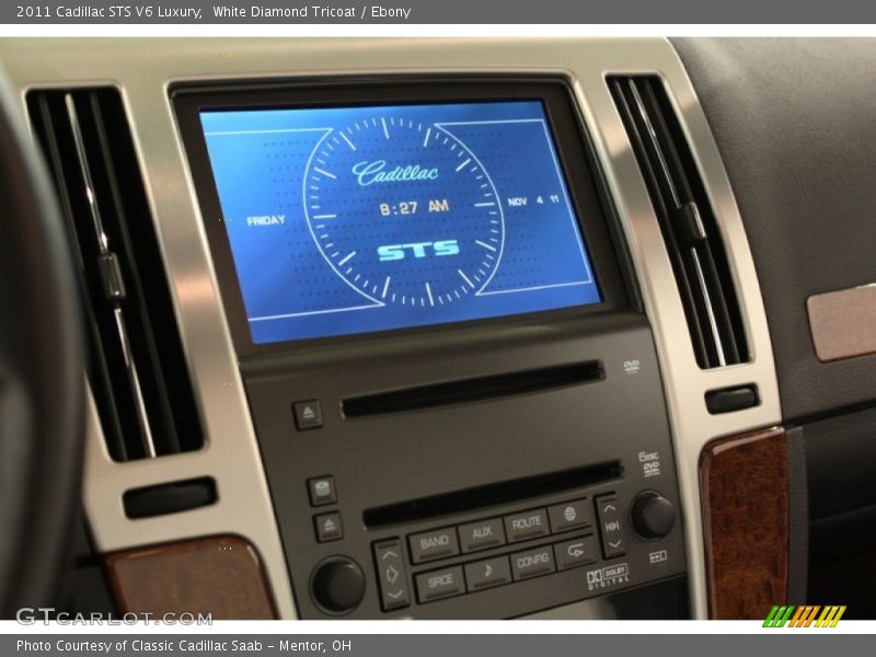 White Diamond Tricoat / Ebony 2011 Cadillac STS V6 Luxury