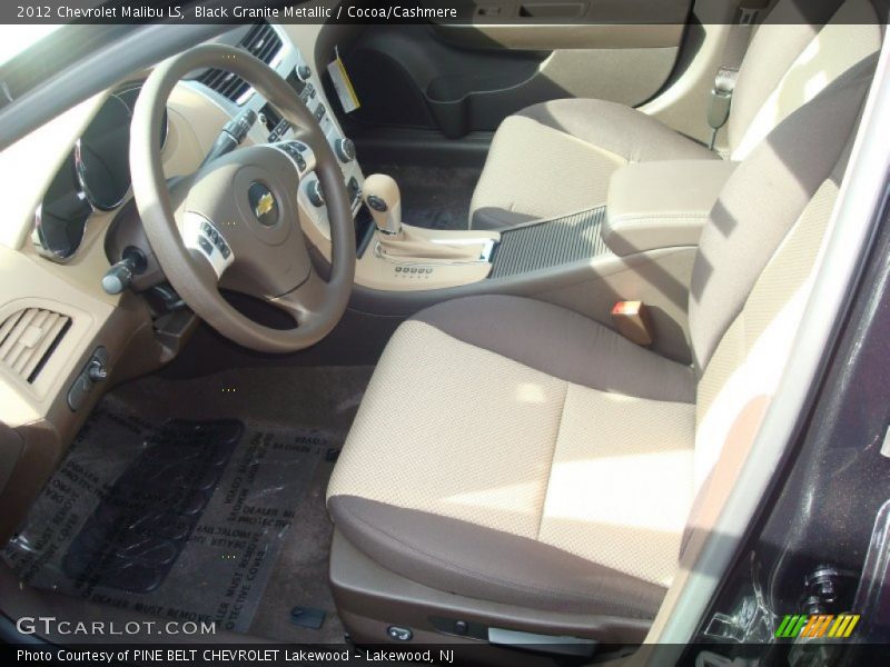 Black Granite Metallic / Cocoa/Cashmere 2012 Chevrolet Malibu LS