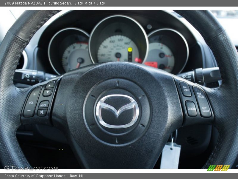 Black Mica / Black 2009 Mazda MAZDA3 i Touring Sedan