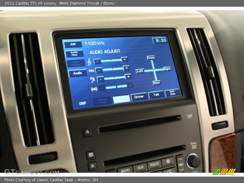 White Diamond Tricoat / Ebony 2011 Cadillac STS V6 Luxury