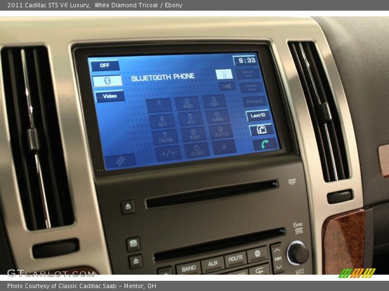 White Diamond Tricoat / Ebony 2011 Cadillac STS V6 Luxury