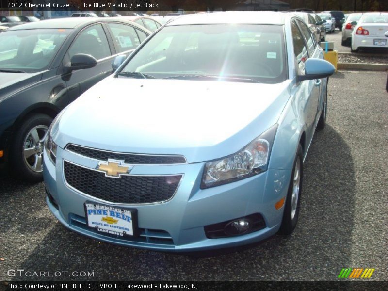 Ice Blue Metallic / Jet Black 2012 Chevrolet Cruze LT