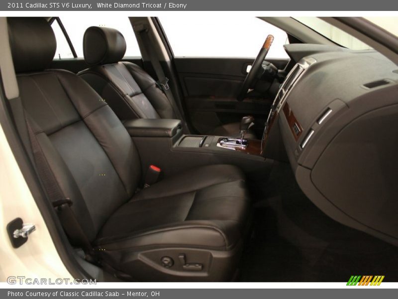 White Diamond Tricoat / Ebony 2011 Cadillac STS V6 Luxury