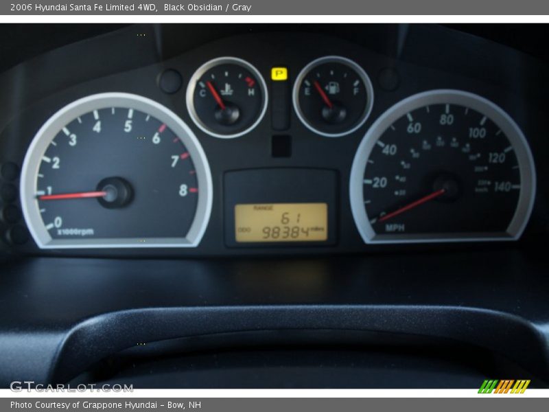 Black Obsidian / Gray 2006 Hyundai Santa Fe Limited 4WD