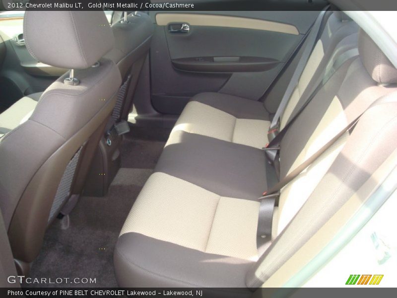 Gold Mist Metallic / Cocoa/Cashmere 2012 Chevrolet Malibu LT