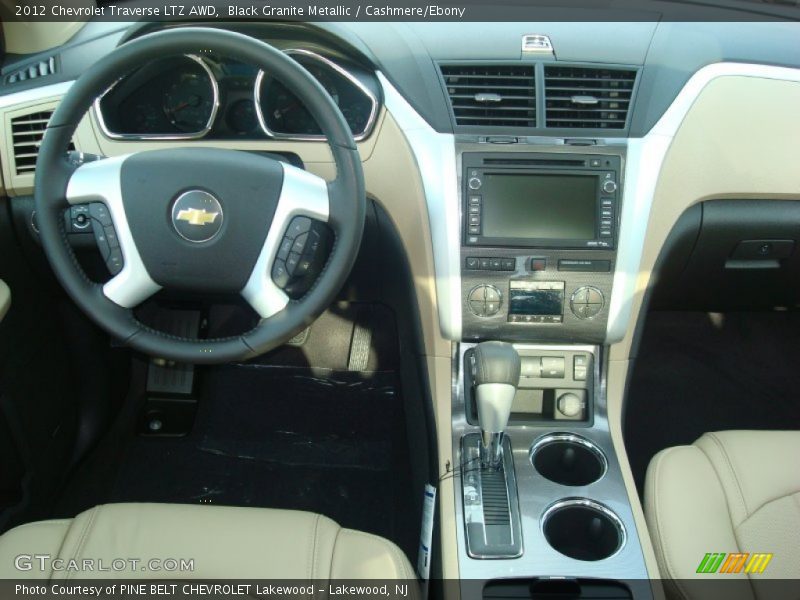 Black Granite Metallic / Cashmere/Ebony 2012 Chevrolet Traverse LTZ AWD