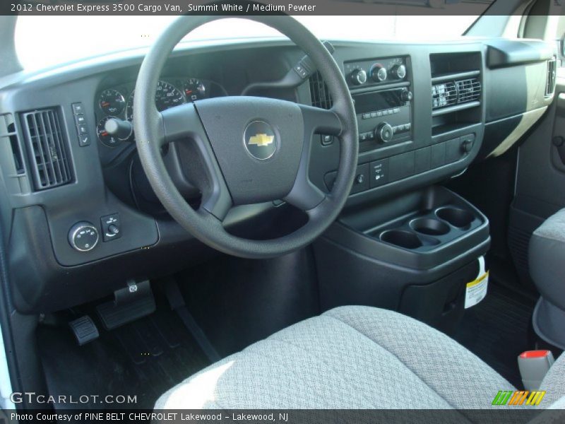 Summit White / Medium Pewter 2012 Chevrolet Express 3500 Cargo Van
