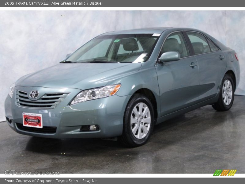 Aloe Green Metallic / Bisque 2009 Toyota Camry XLE