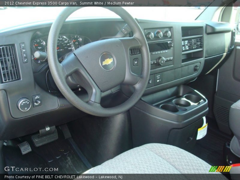 Dashboard of 2012 Express 3500 Cargo Van