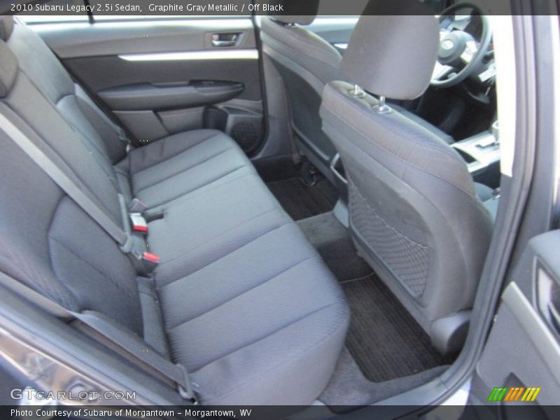  2010 Legacy 2.5i Sedan Off Black Interior