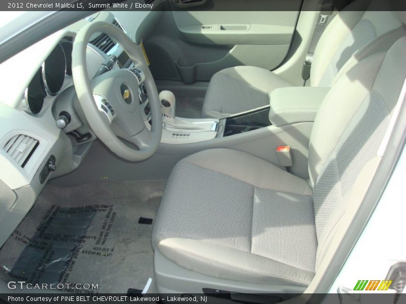 Summit White / Ebony 2012 Chevrolet Malibu LS