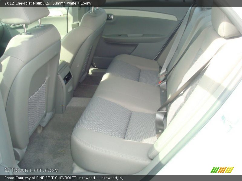 Summit White / Ebony 2012 Chevrolet Malibu LS