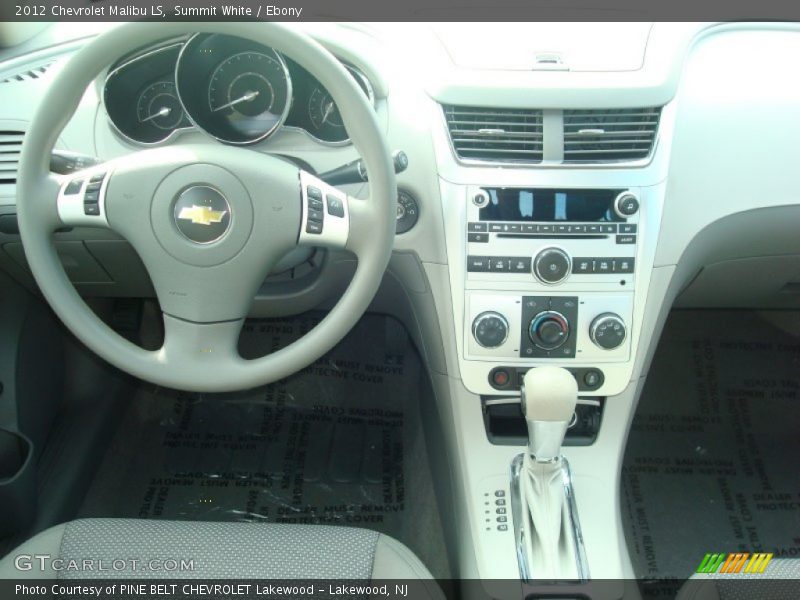 Summit White / Ebony 2012 Chevrolet Malibu LS