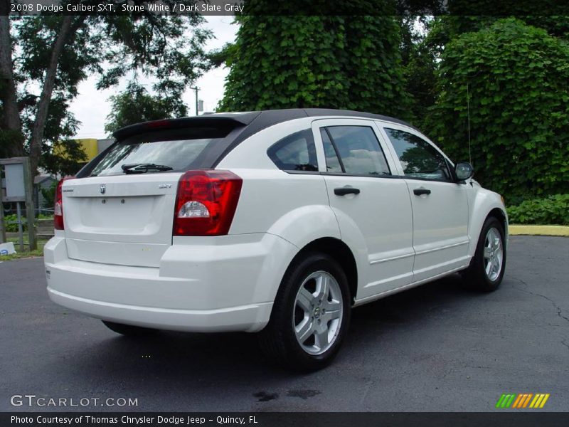 Stone White / Dark Slate Gray 2008 Dodge Caliber SXT