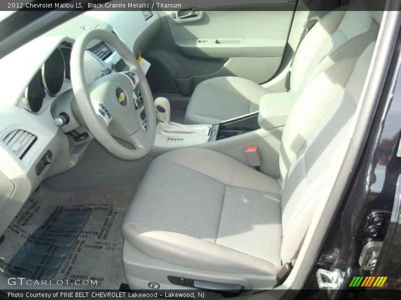 Black Granite Metallic / Titanium 2012 Chevrolet Malibu LS