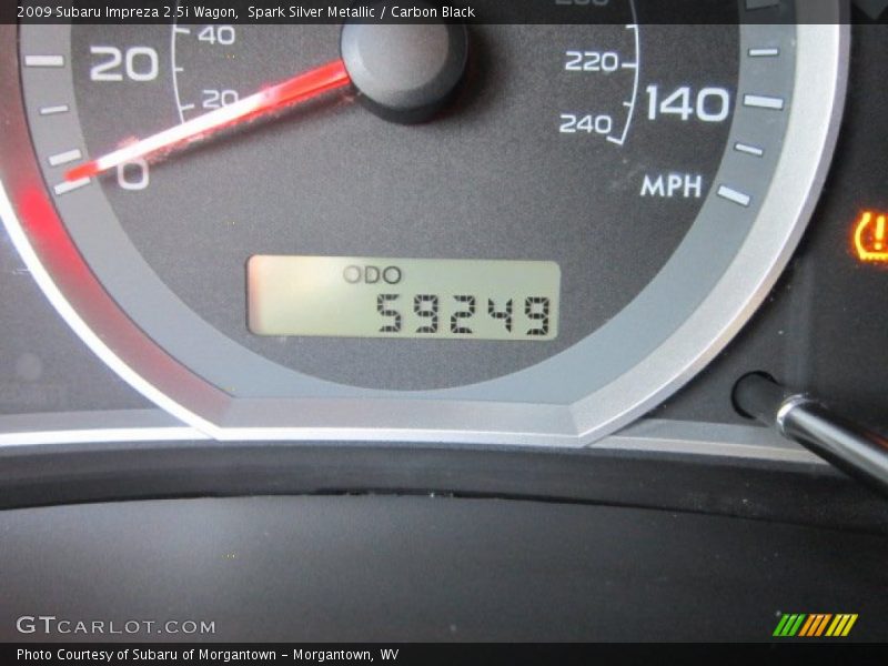 Spark Silver Metallic / Carbon Black 2009 Subaru Impreza 2.5i Wagon