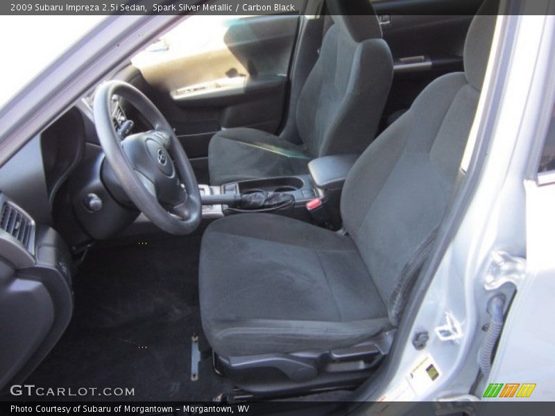 Spark Silver Metallic / Carbon Black 2009 Subaru Impreza 2.5i Sedan