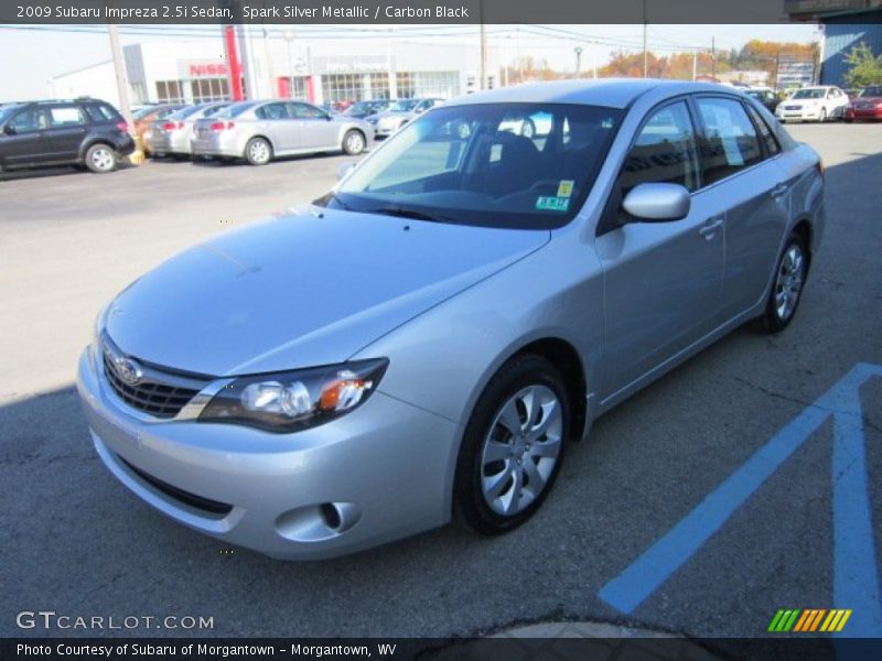 Spark Silver Metallic / Carbon Black 2009 Subaru Impreza 2.5i Sedan