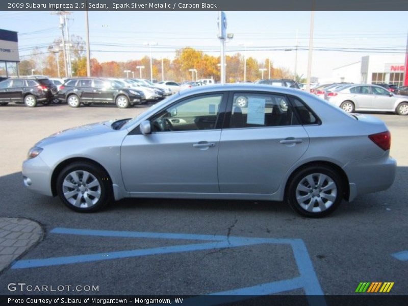Spark Silver Metallic / Carbon Black 2009 Subaru Impreza 2.5i Sedan