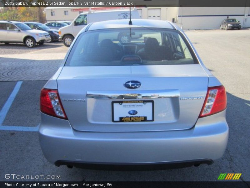 Spark Silver Metallic / Carbon Black 2009 Subaru Impreza 2.5i Sedan