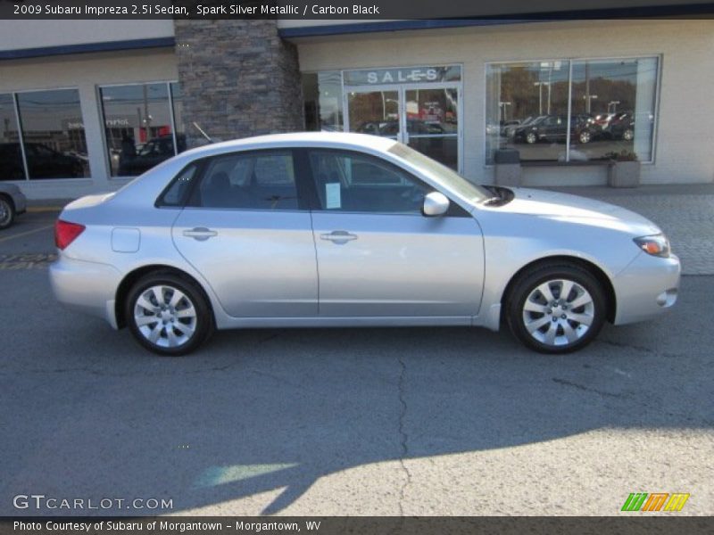 Spark Silver Metallic / Carbon Black 2009 Subaru Impreza 2.5i Sedan