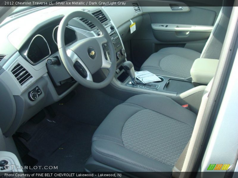  2012 Traverse LS Dark Gray/Light Gray Interior