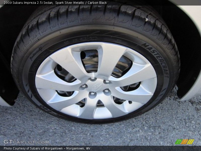 Spark Silver Metallic / Carbon Black 2009 Subaru Impreza 2.5i Sedan