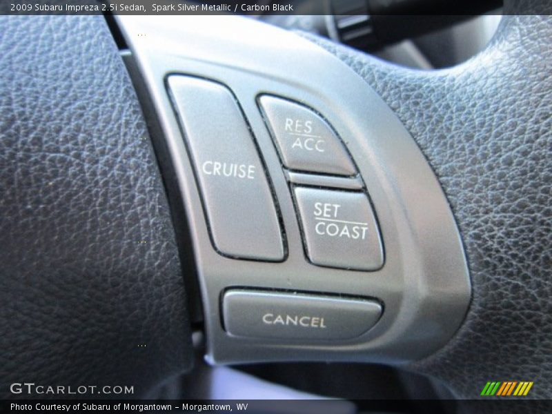 Spark Silver Metallic / Carbon Black 2009 Subaru Impreza 2.5i Sedan