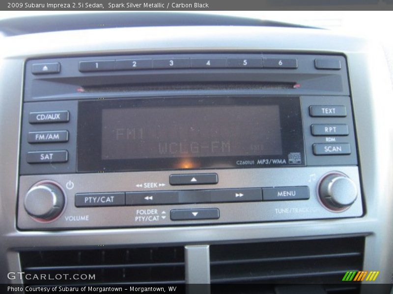 Spark Silver Metallic / Carbon Black 2009 Subaru Impreza 2.5i Sedan