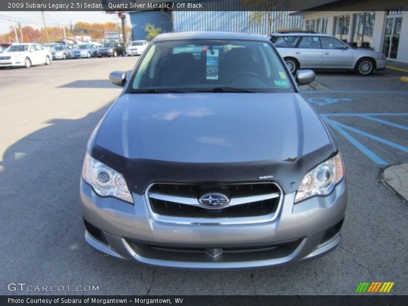 Quartz Silver Metallic / Off Black 2009 Subaru Legacy 2.5i Sedan