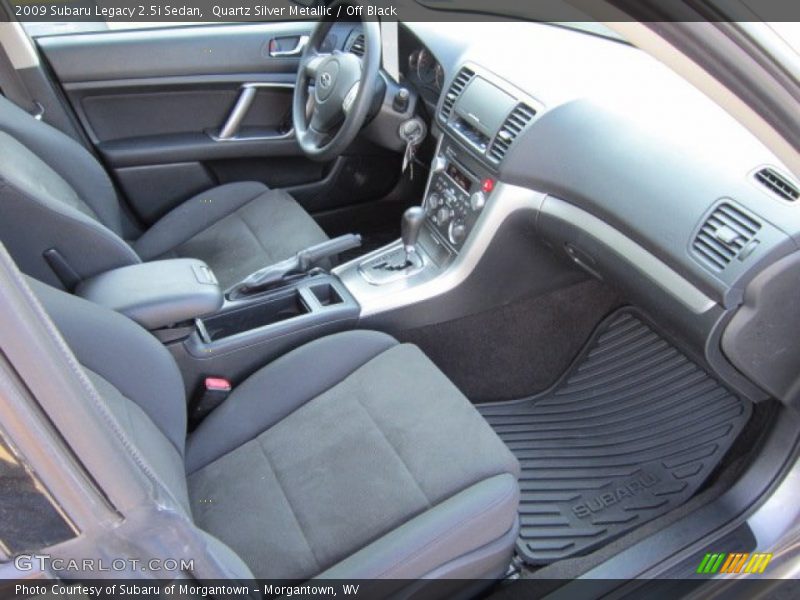 Quartz Silver Metallic / Off Black 2009 Subaru Legacy 2.5i Sedan