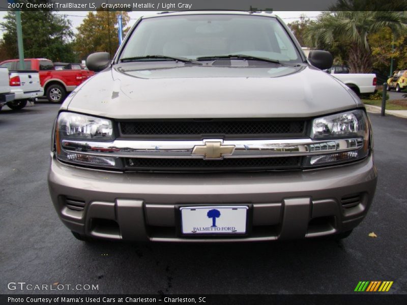 Graystone Metallic / Light Gray 2007 Chevrolet TrailBlazer LS