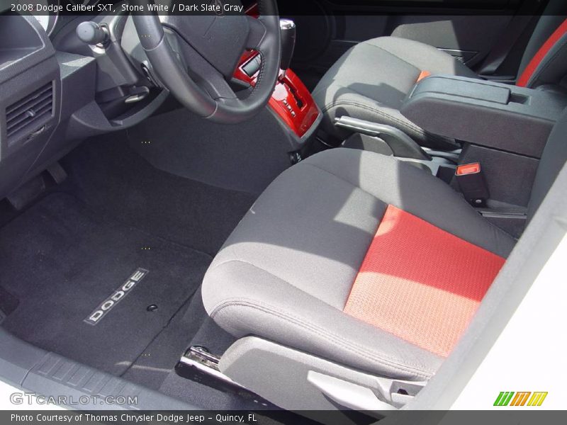Stone White / Dark Slate Gray 2008 Dodge Caliber SXT