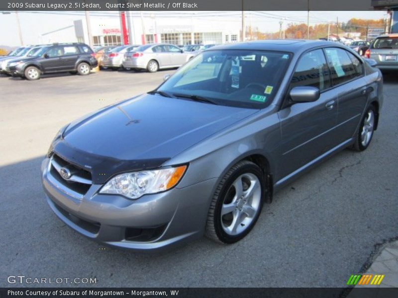 Quartz Silver Metallic / Off Black 2009 Subaru Legacy 2.5i Sedan