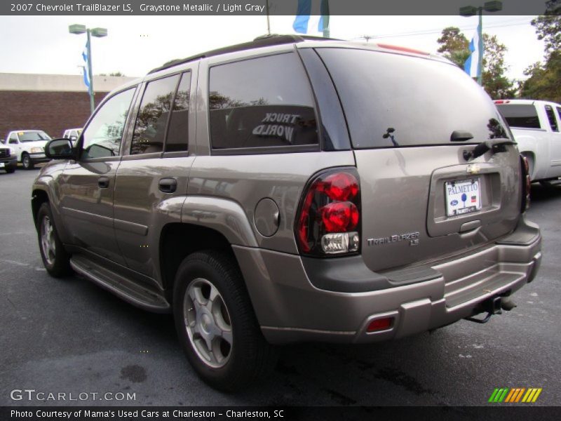 Graystone Metallic / Light Gray 2007 Chevrolet TrailBlazer LS