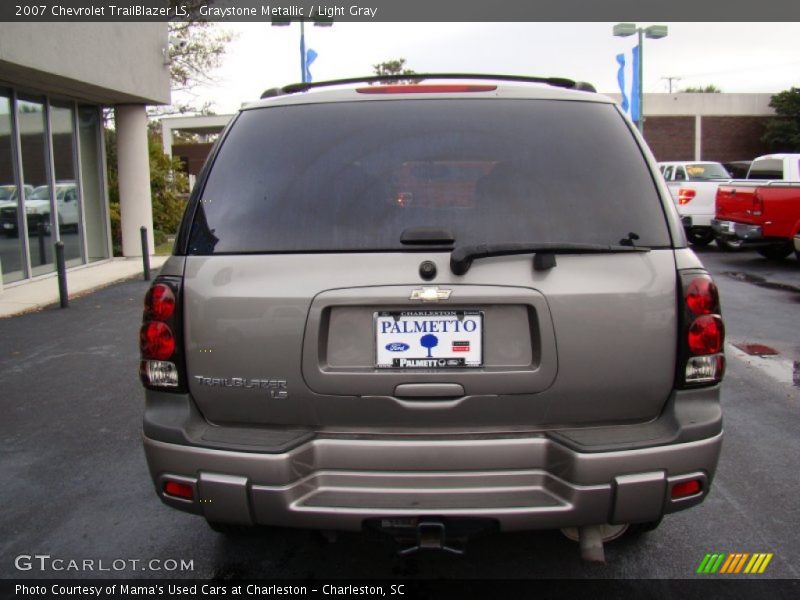 Graystone Metallic / Light Gray 2007 Chevrolet TrailBlazer LS