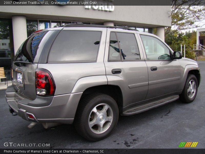 Graystone Metallic / Light Gray 2007 Chevrolet TrailBlazer LS