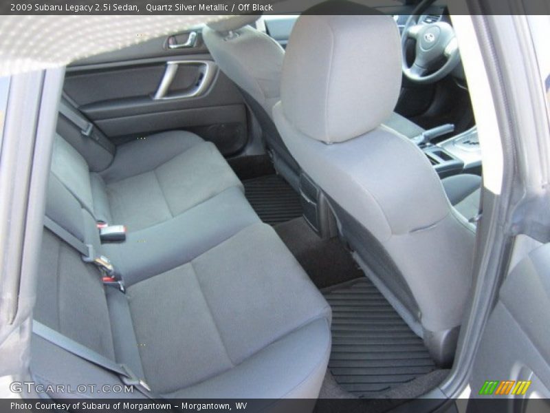 Quartz Silver Metallic / Off Black 2009 Subaru Legacy 2.5i Sedan