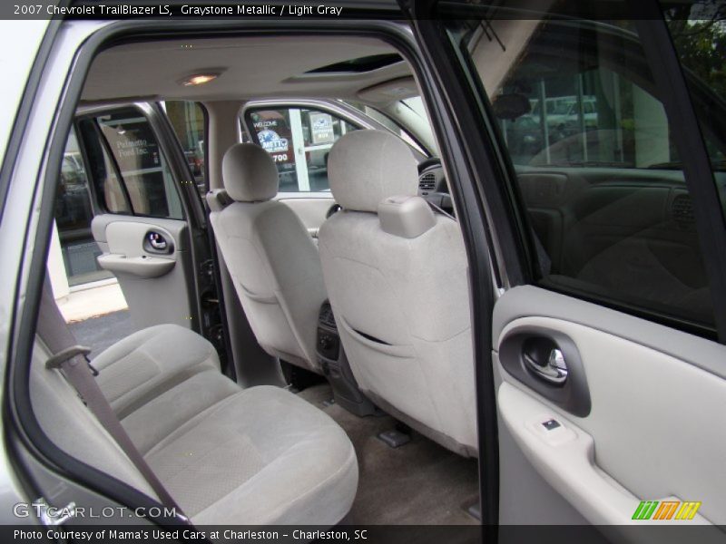 Graystone Metallic / Light Gray 2007 Chevrolet TrailBlazer LS