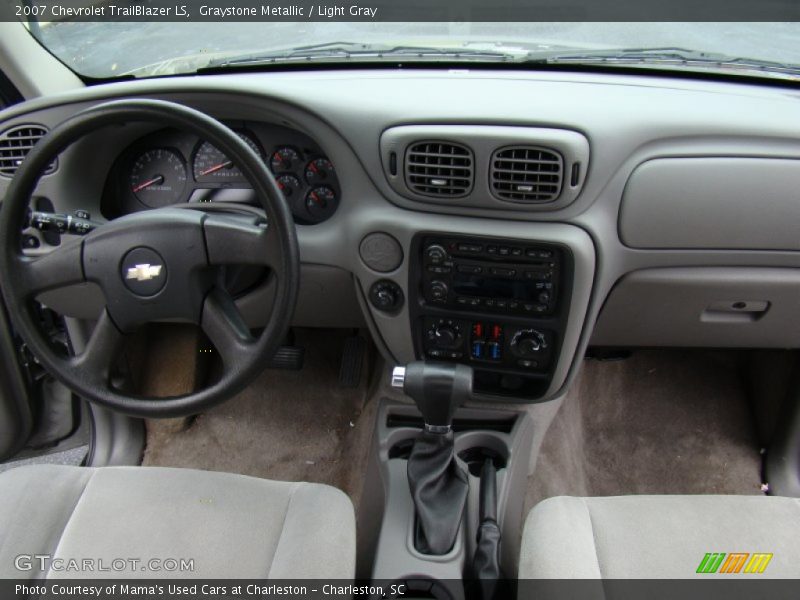 Graystone Metallic / Light Gray 2007 Chevrolet TrailBlazer LS