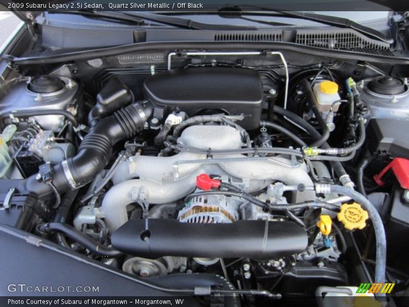 Quartz Silver Metallic / Off Black 2009 Subaru Legacy 2.5i Sedan