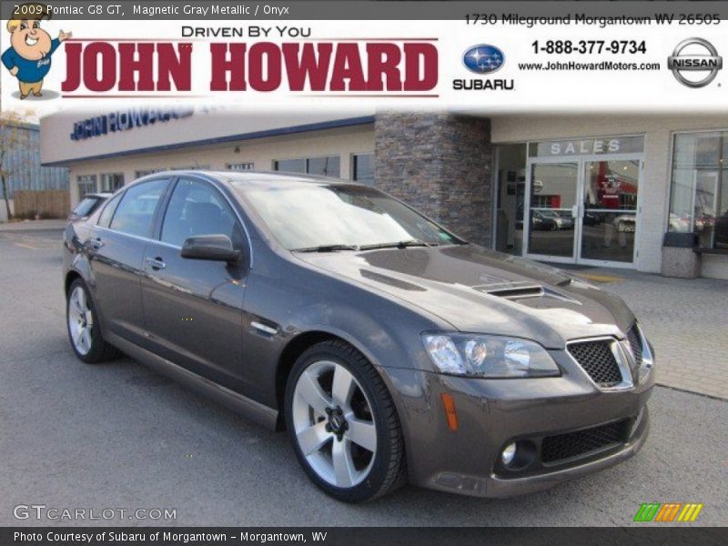 Magnetic Gray Metallic / Onyx 2009 Pontiac G8 GT