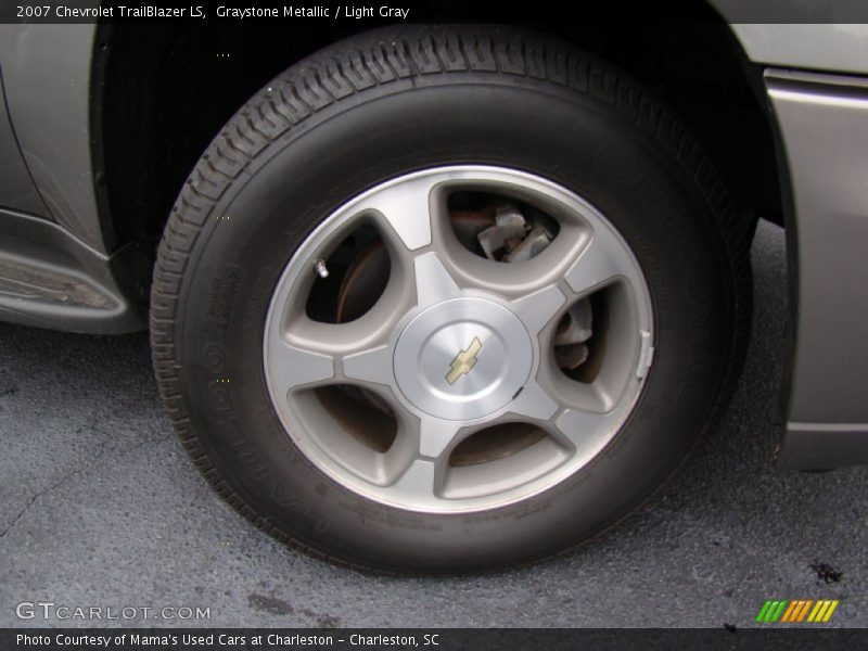 Graystone Metallic / Light Gray 2007 Chevrolet TrailBlazer LS