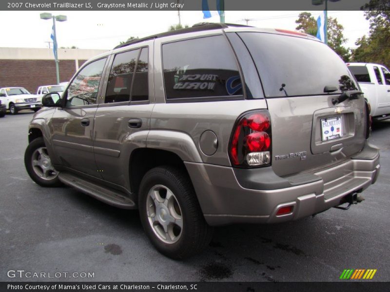 Graystone Metallic / Light Gray 2007 Chevrolet TrailBlazer LS