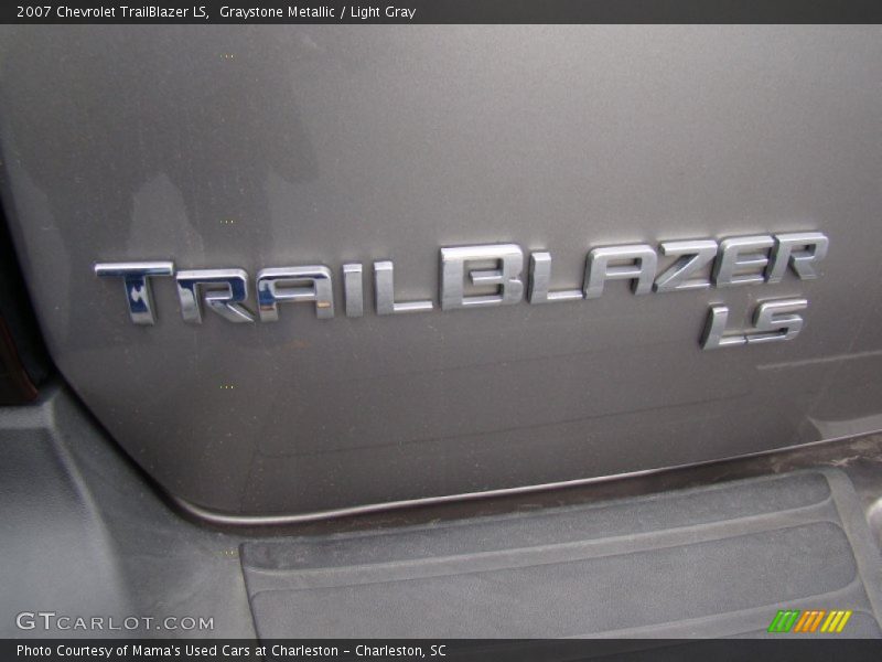 Graystone Metallic / Light Gray 2007 Chevrolet TrailBlazer LS